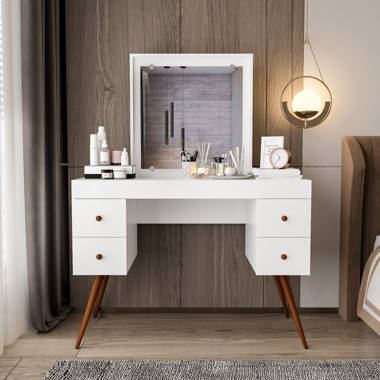 Jocelyne dressing vanity store with mirror